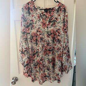 Torrid Floral V-Neck